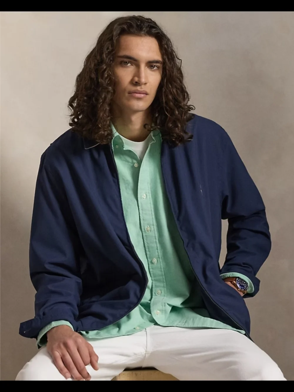 Teal Oxford Button-Down Shirt Polo by Ralph Lauren